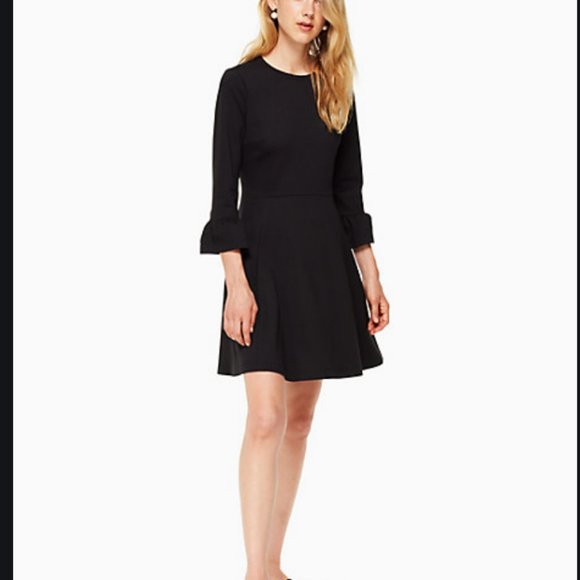 kate spade Dresses & Skirts - kate spade ponte fit and flare black dress s nwot